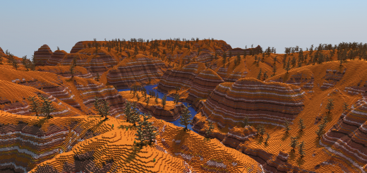 Golden Canyon Minecraft map