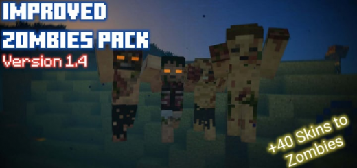 Improved Zombies Minecraft texture pack