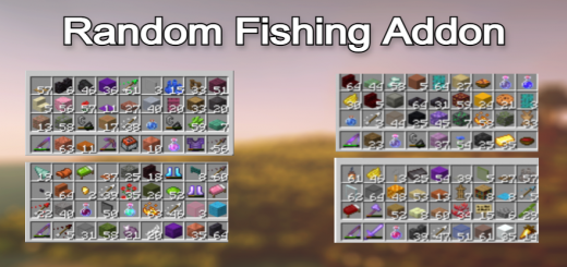 Random Fishing Mod Minecraft addon