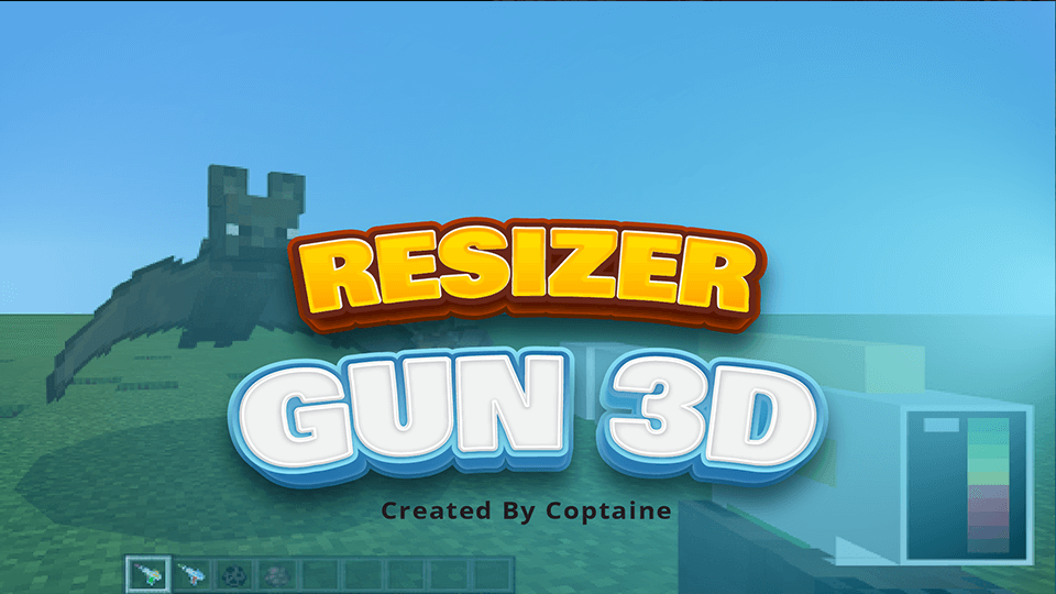 Resizer Gun 3D Minecraft addon