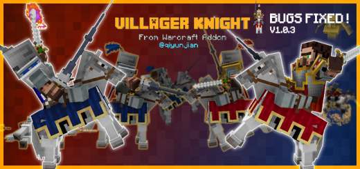 Villager Knight Minecraft addon