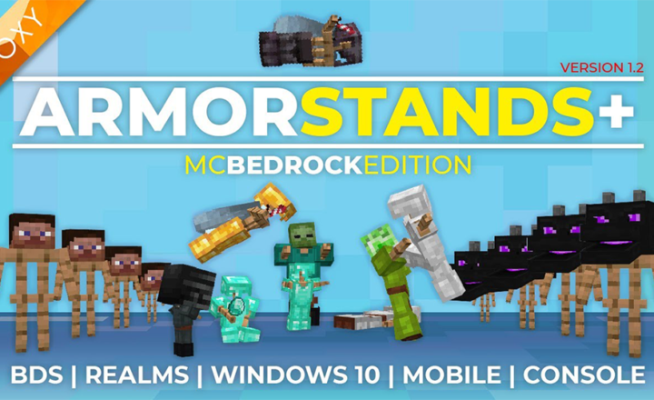 Armor Stands Plus Minecraft addon