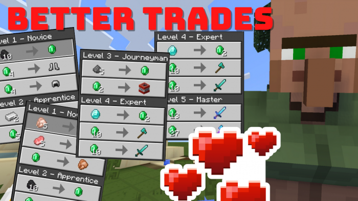 Better Trades Minecraft addon