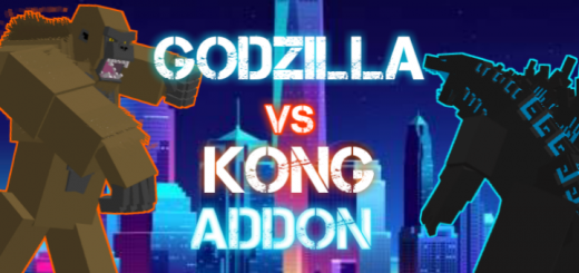 Godzilla vs Kong Minecraft addon