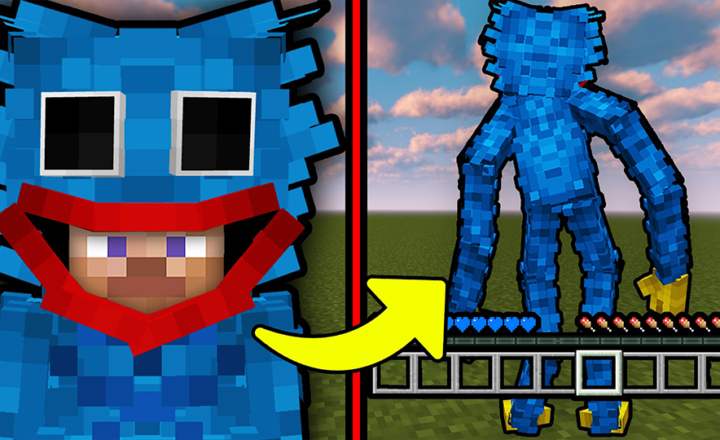 Huggy Wuggy Suit Minecraft addon