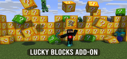 Lucky Blocks Add-on Minecraft addon
