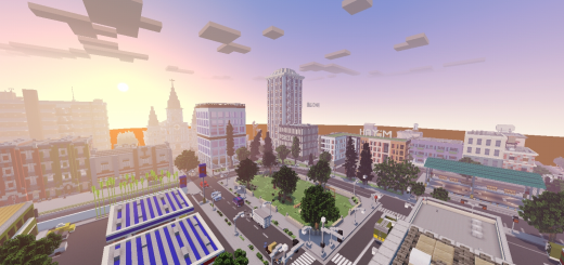 New Clark City 2.0 Minecraft map
