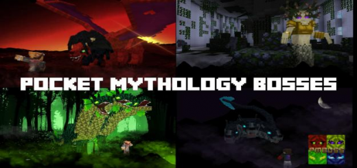 Pocket Mythology Bosses Minecraft addon