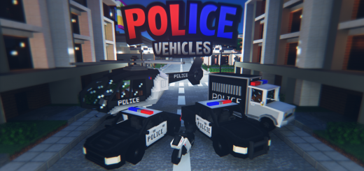 Police Vehicles Minecraft addon