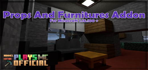 Props And Furnitures Minecraft addon