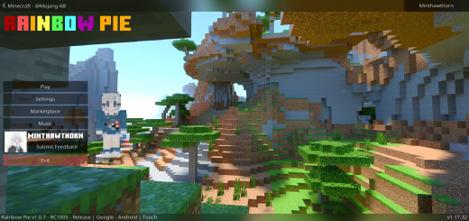 Rainbow Pie UI Minecraft texture pack