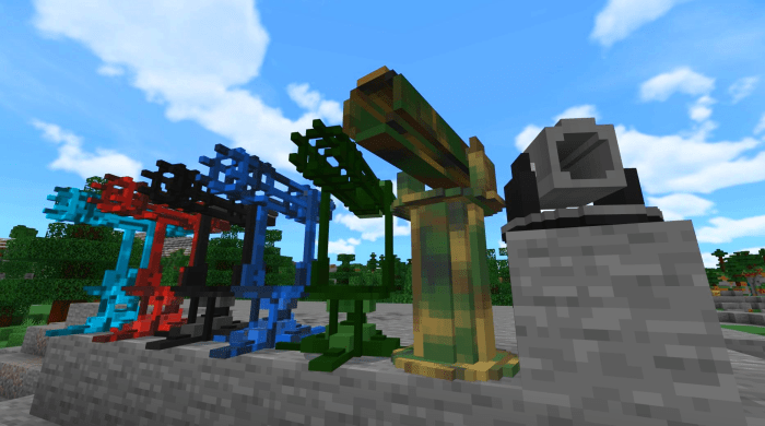 Rocket Launchers,Landmines and Miniguns Minecraft addon
