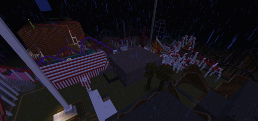 Roller Coaster Town V3 Minecraft map