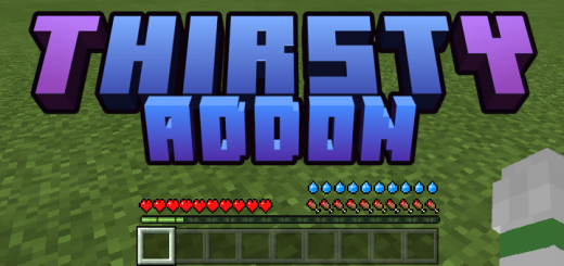 Thirsty Addon Minecraft addon
