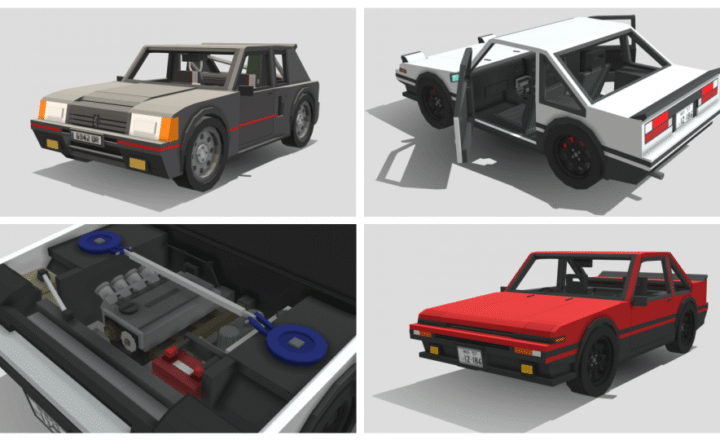 85 Peugeot 205 T16 Minecraft addon