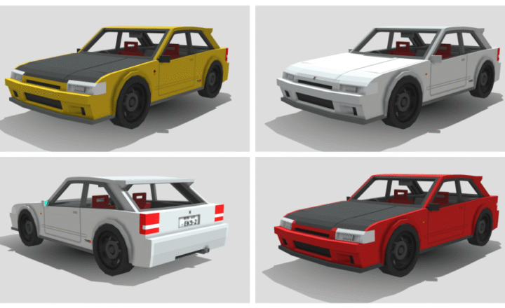 97 Honda Civic EK9 Minecraft addon