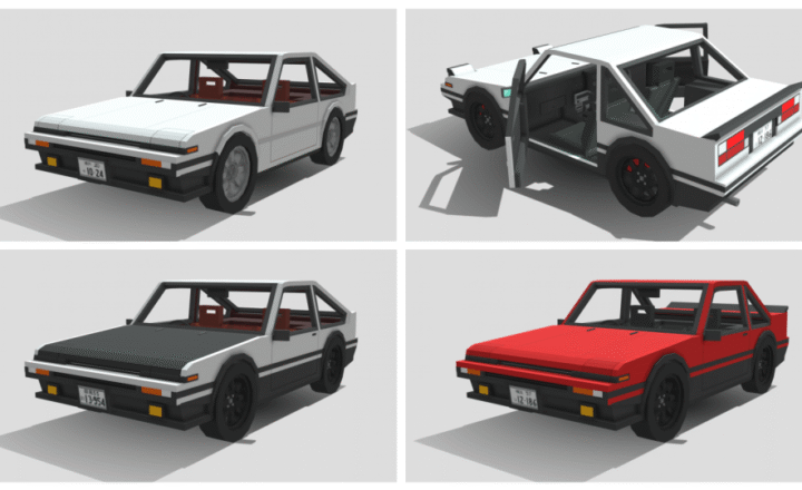 AE86 Trueno Minecraft addon