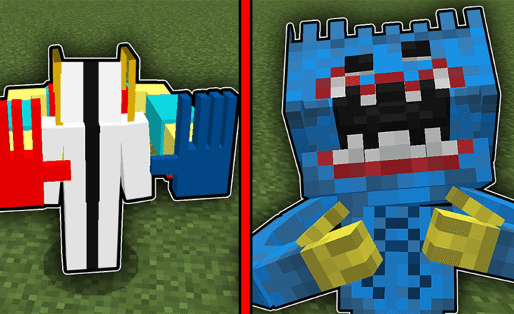 New Huggy Wuggy Minecraft addon
