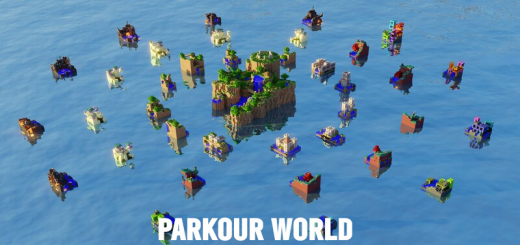 Parkour World Minecraft map