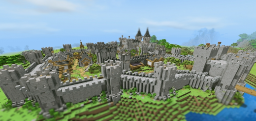 Realistic Medieval Castle Minecraft map
