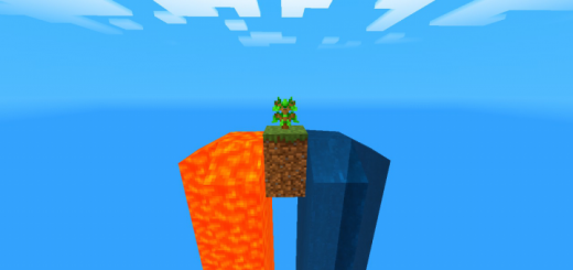 SkyBlock Minecraft map