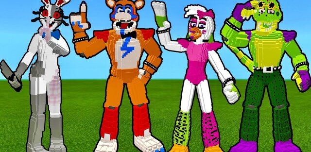 Fnaf 9 Security Breach Minecraft addon
