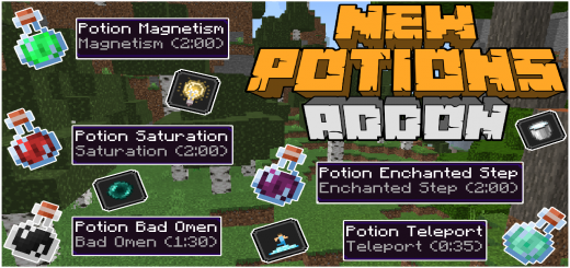 NewPotions Addon Minecraft addon