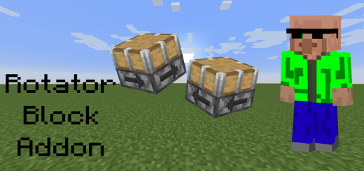 Rotator Block Minecraft addon