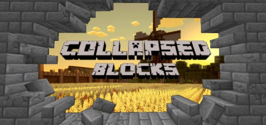 Collapsed Blocks Minecraft addon