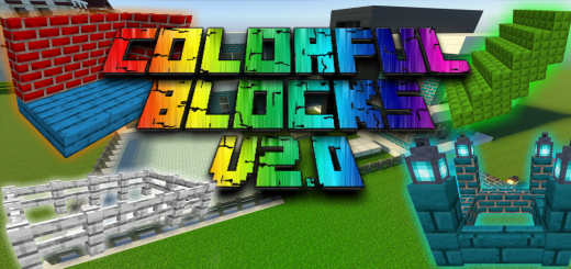 Colorful Blocks Minecraft addon