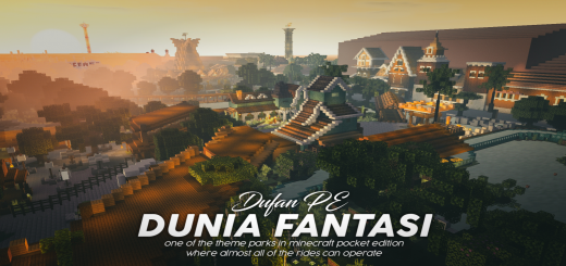 Dufan Theme Park Minecraft map