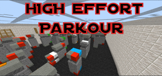High Effort Parkour Minecraft map