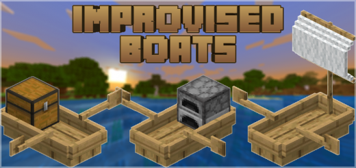 Improvised Boats Minecraft addon