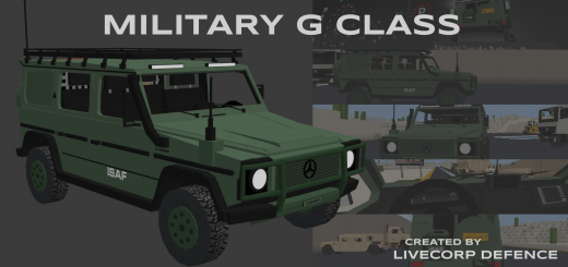 Military G Wagon Minecraft addon