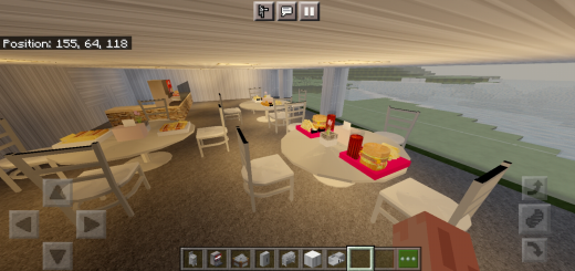 Modern Restaurant Furniture Minecraft addon