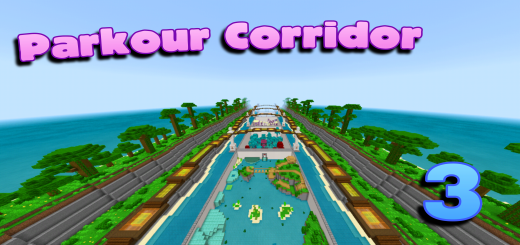 Parkour Corridor 3 Minecraft map