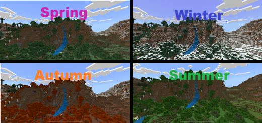 Seasons Minecraft addon