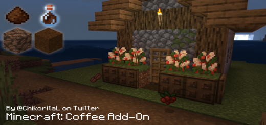 Chikorita Lovers coffee Minecraft addon