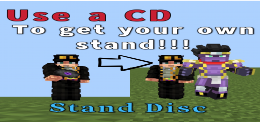 JoJos Bizarre Adventure Stand Disc Minecraft addon
