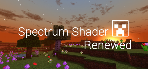 Spectrum shader Minecraft shader