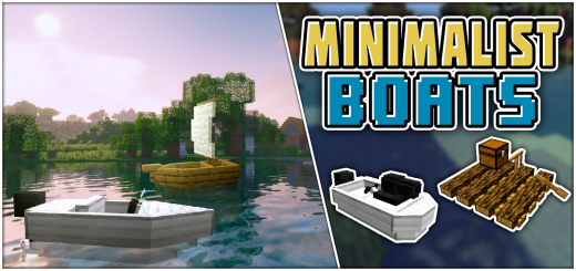 Minimalist Boats Minecraft addon
