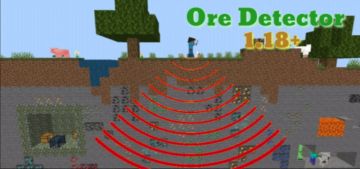 Ore Detector Minecraft addon