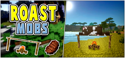 Roast Your Mobs Minecraft addon