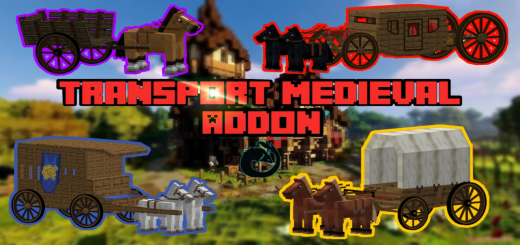 Transport Medieval Minecraft addon