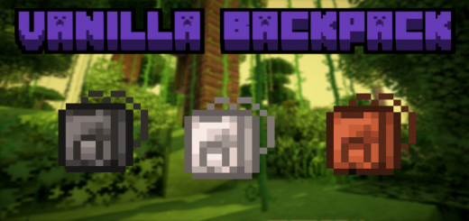 Vanilla Backpacks Minecraft addon