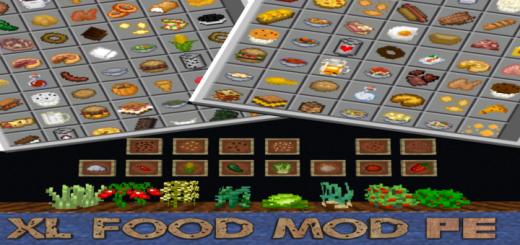 XLFoodModPE Minecraft addon