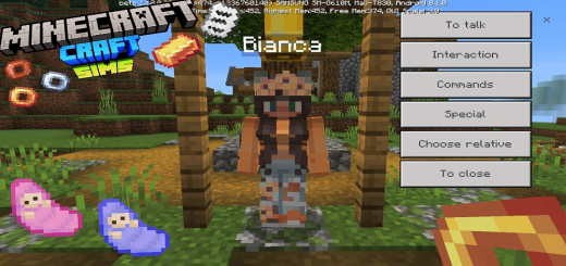 Craft Sims Minecraft addon