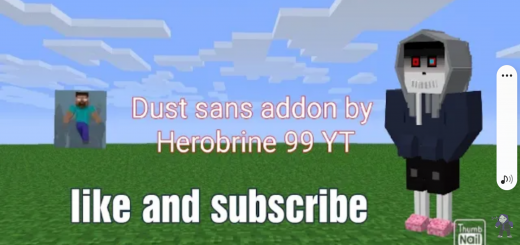 Dust Sans Minecraft addon