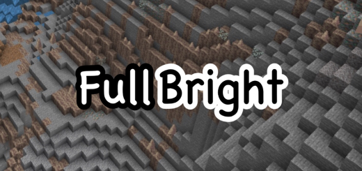 FullBright Shader Minecraft shader