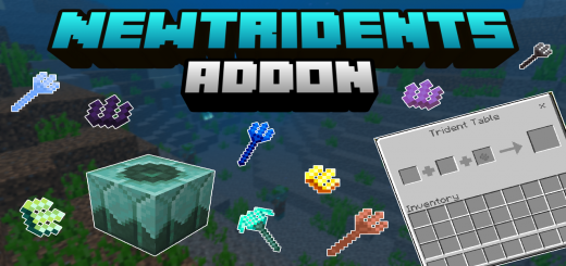 New Tridents Minecraft addon